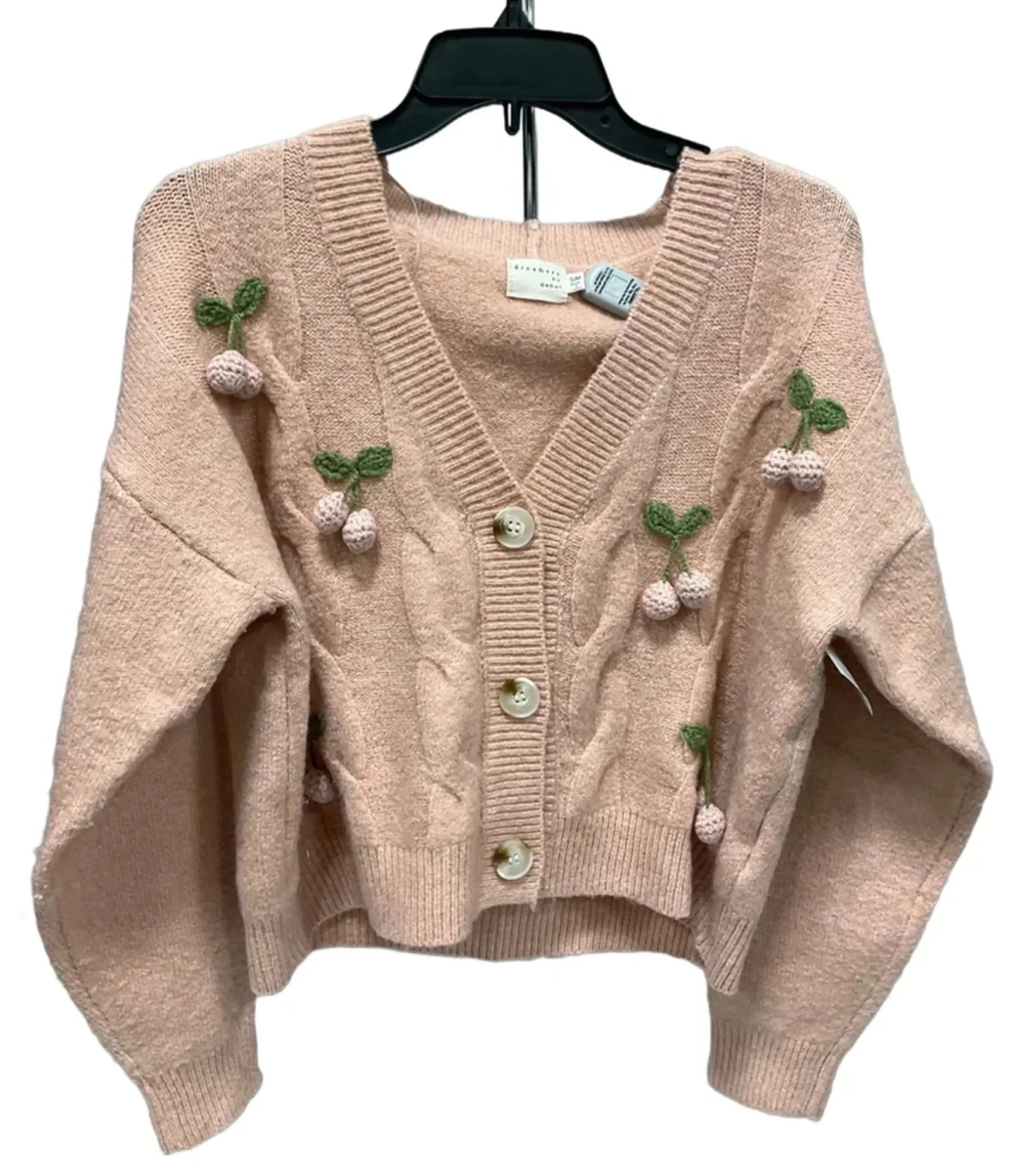 Cardigan By Dreamers In Pink, Size: S