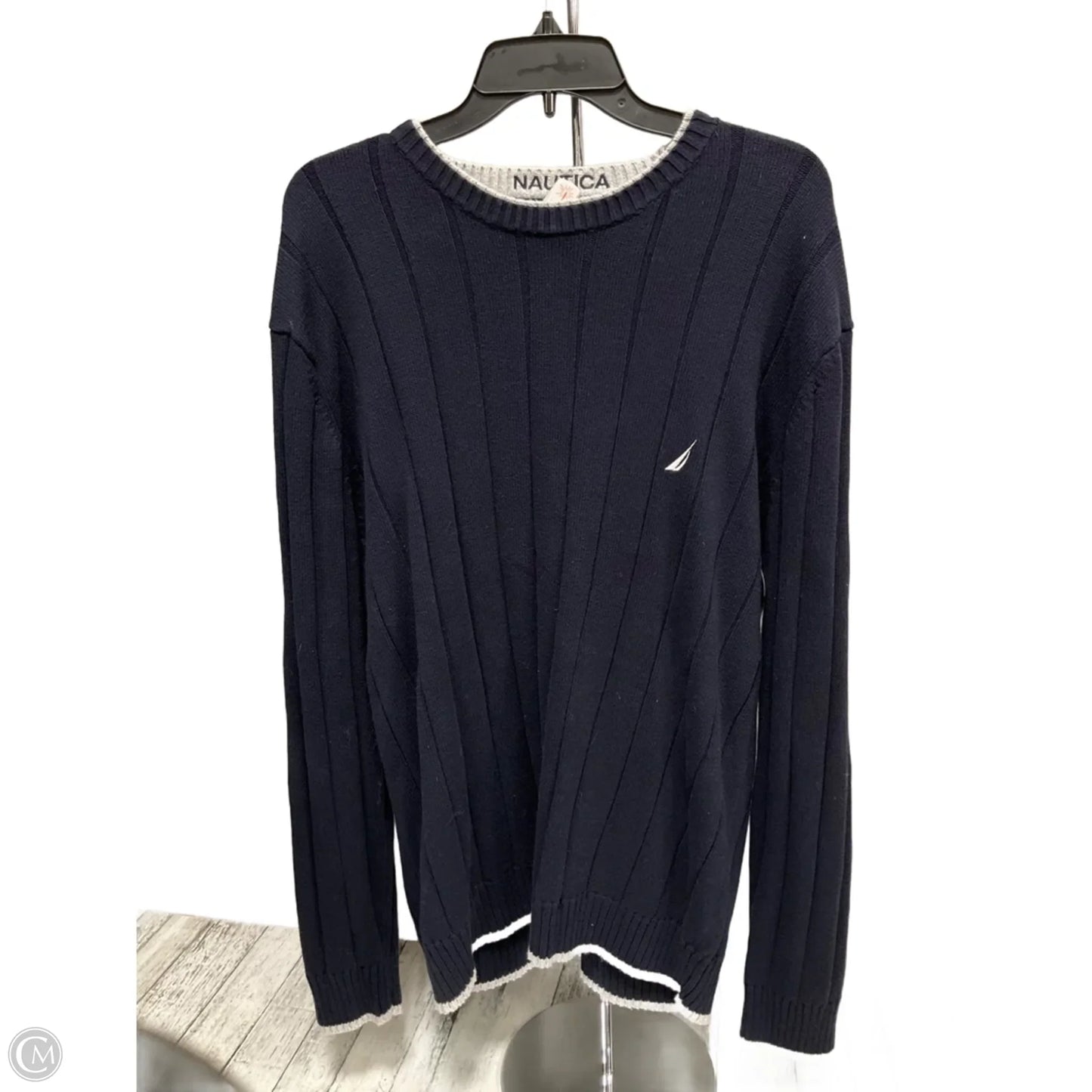 Sweater By Nautica In Navy, Size: Xxl