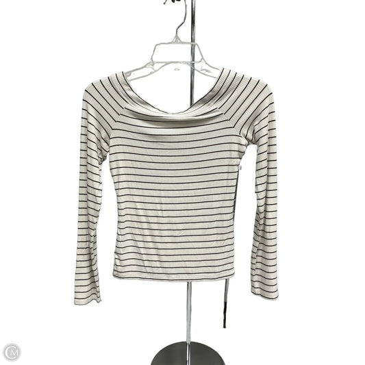 Top Long Sleeve Basic By Loft In Striped Pattern, Size: Xs