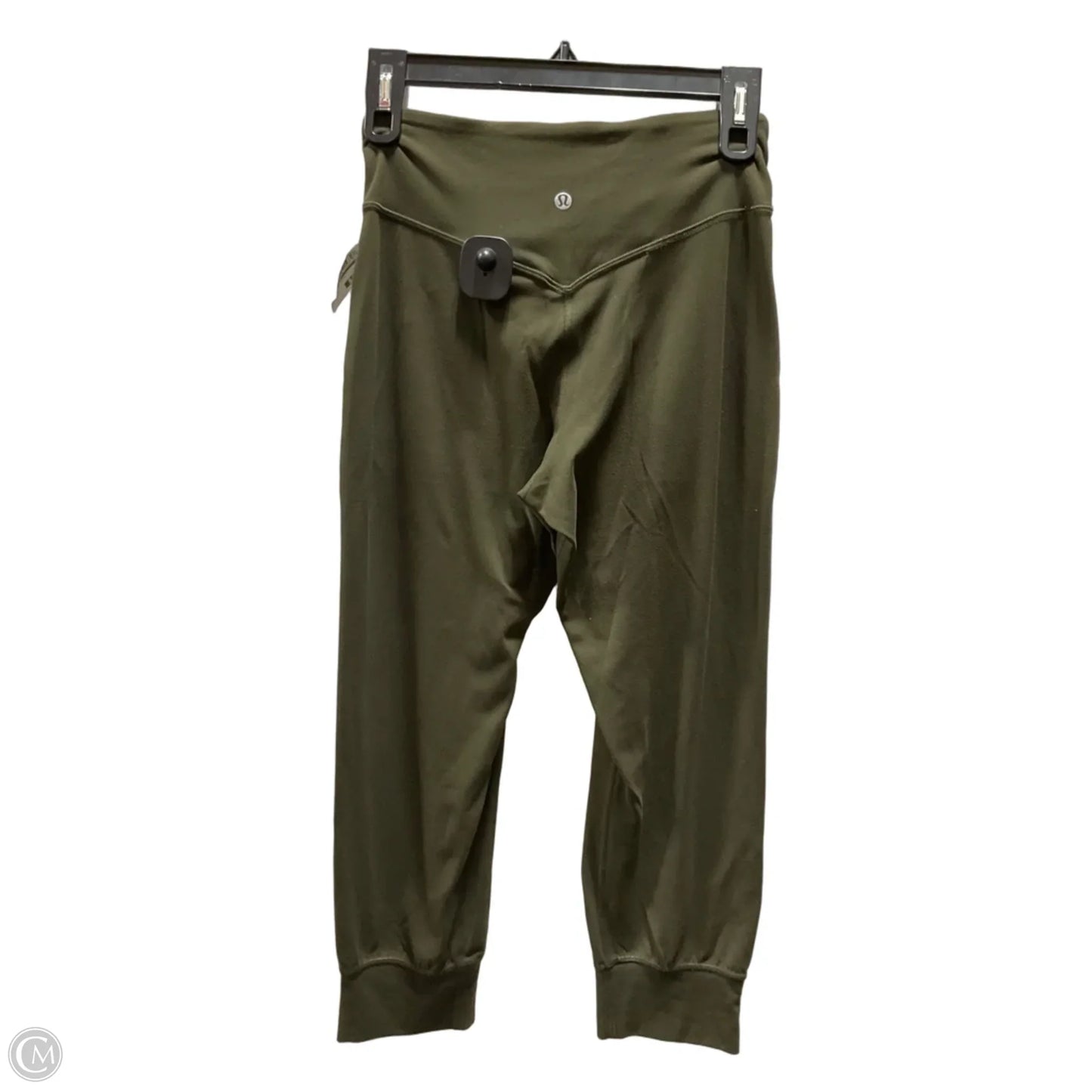 Athletic Capris By Lululemon In Green, Size: 6