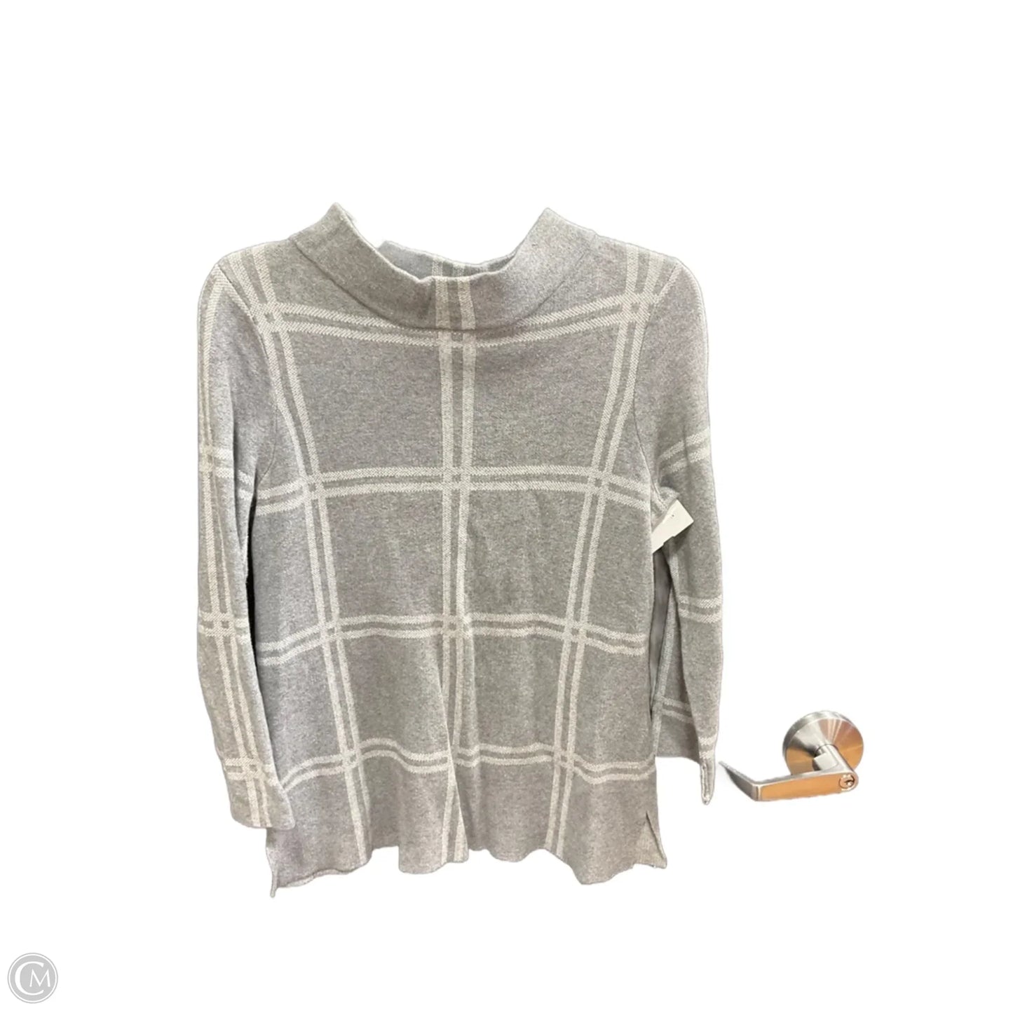 Top 3/4 Sleeve By Belldini In Grey, Size: M