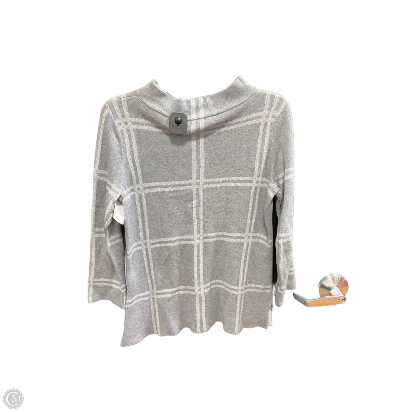 Top 3/4 Sleeve By Belldini In Grey, Size: M
