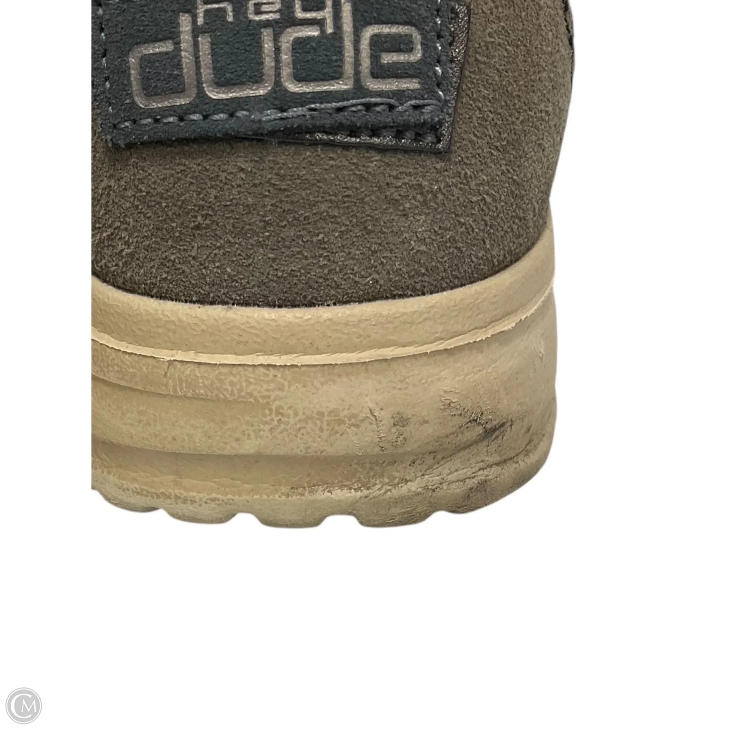 Shoes Sneakers By Hey Dude In Black & Cream, Size: 7