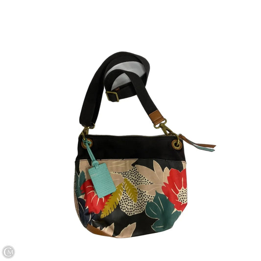 Crossbody Leather By Fossil, Size: Medium