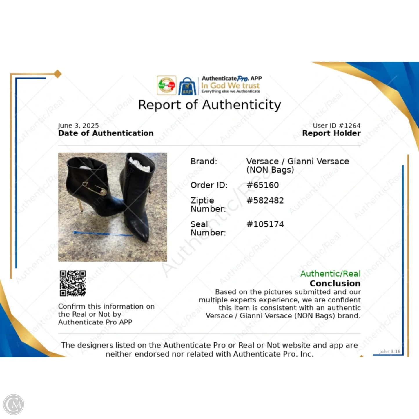 Boots Luxury Designer By Versace In Black, Size: 8