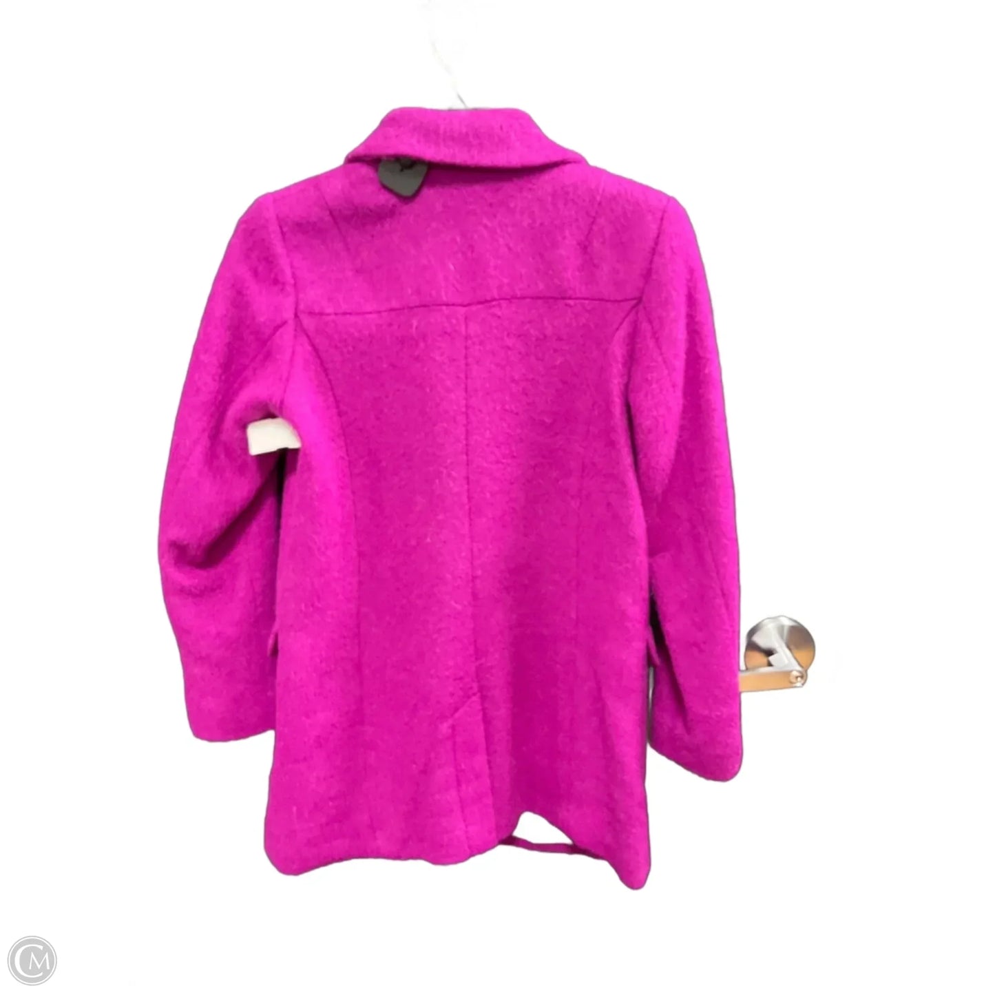 Coat Trench Coat By H&m In Purple, Size: S