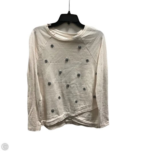 Top Long Sleeve By Loft In Polkadot Pattern, Size: S