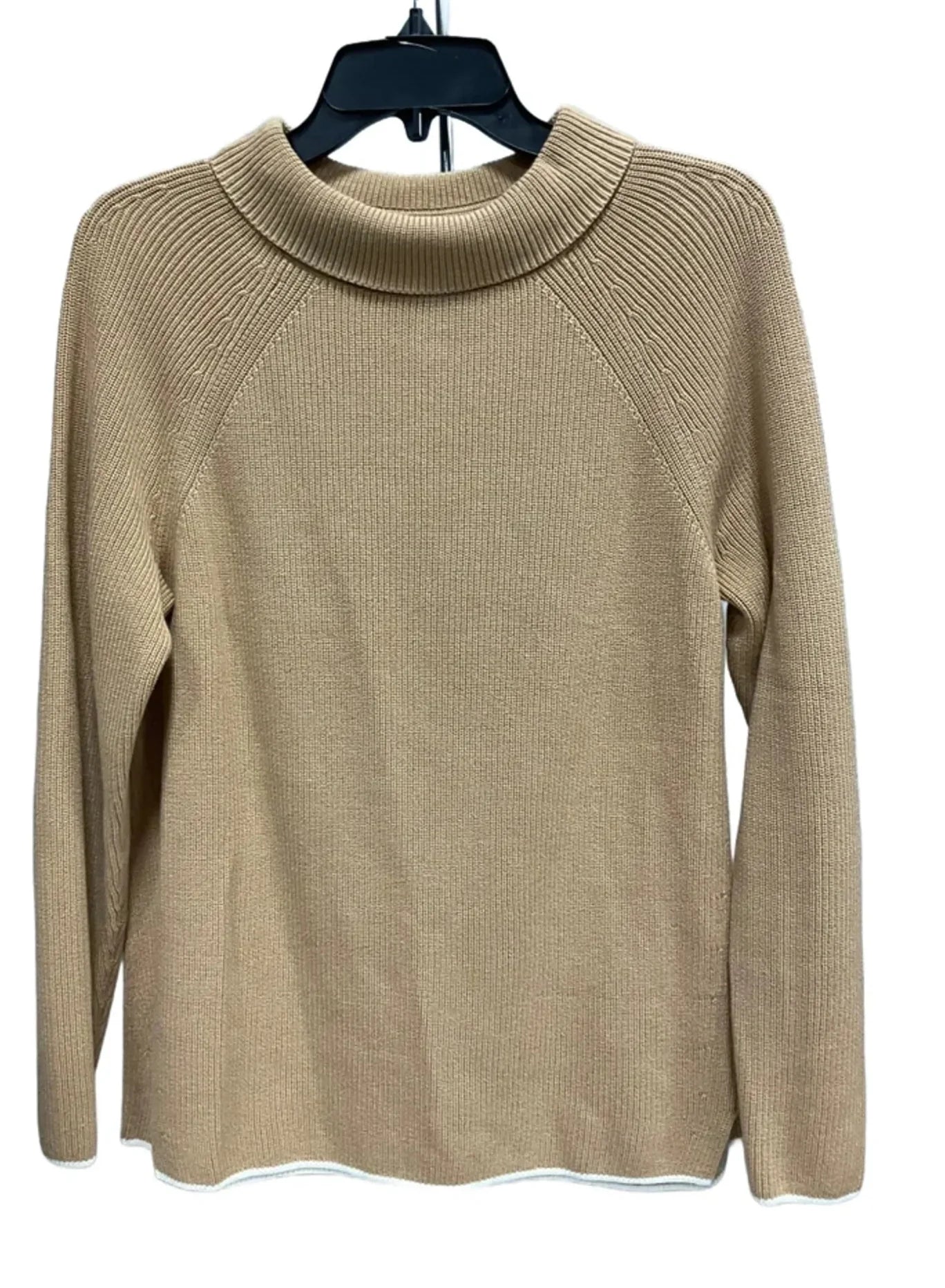 Sweater By Talbots In Tan, Size: M