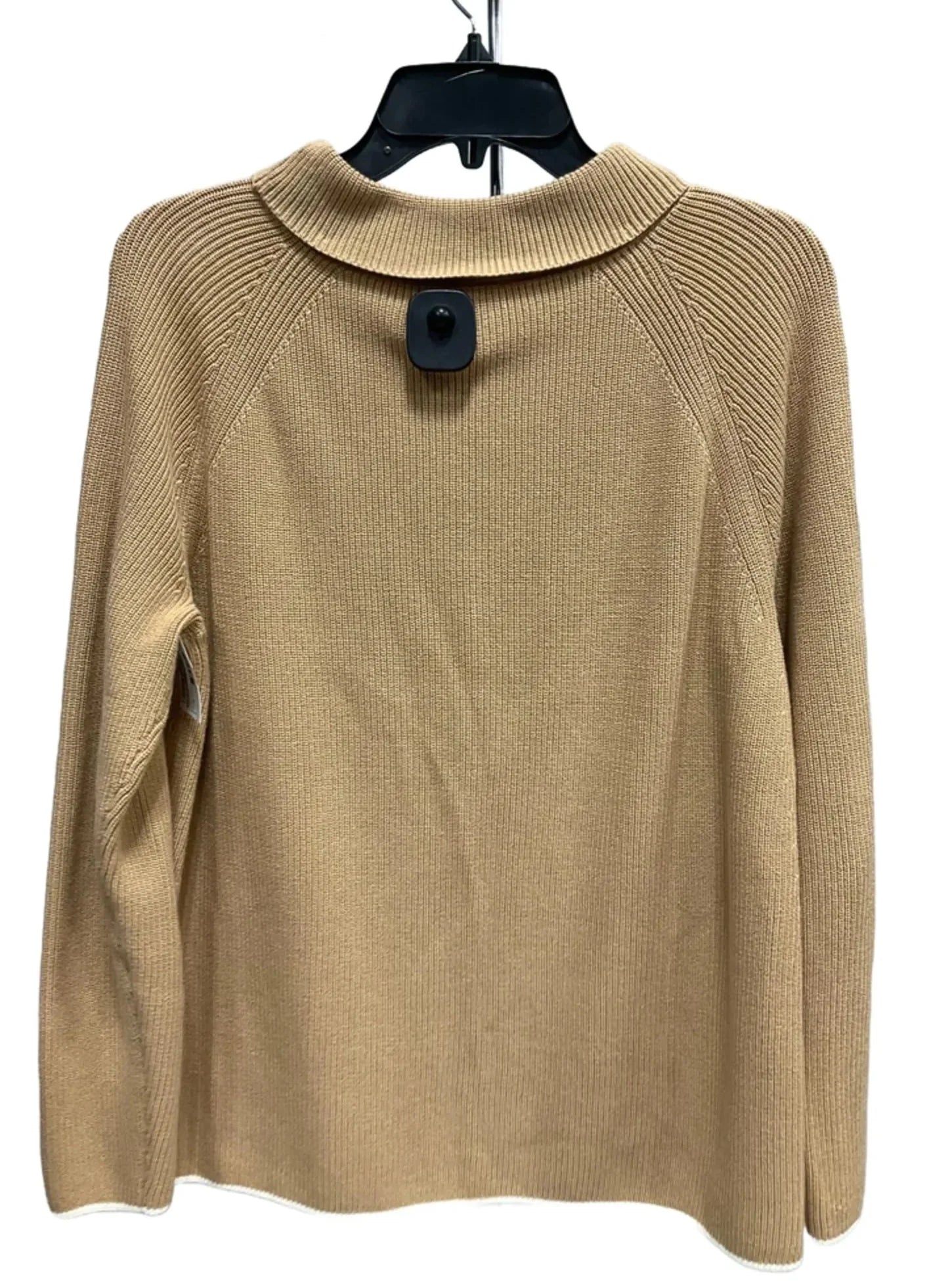 Sweater By Talbots In Tan, Size: M