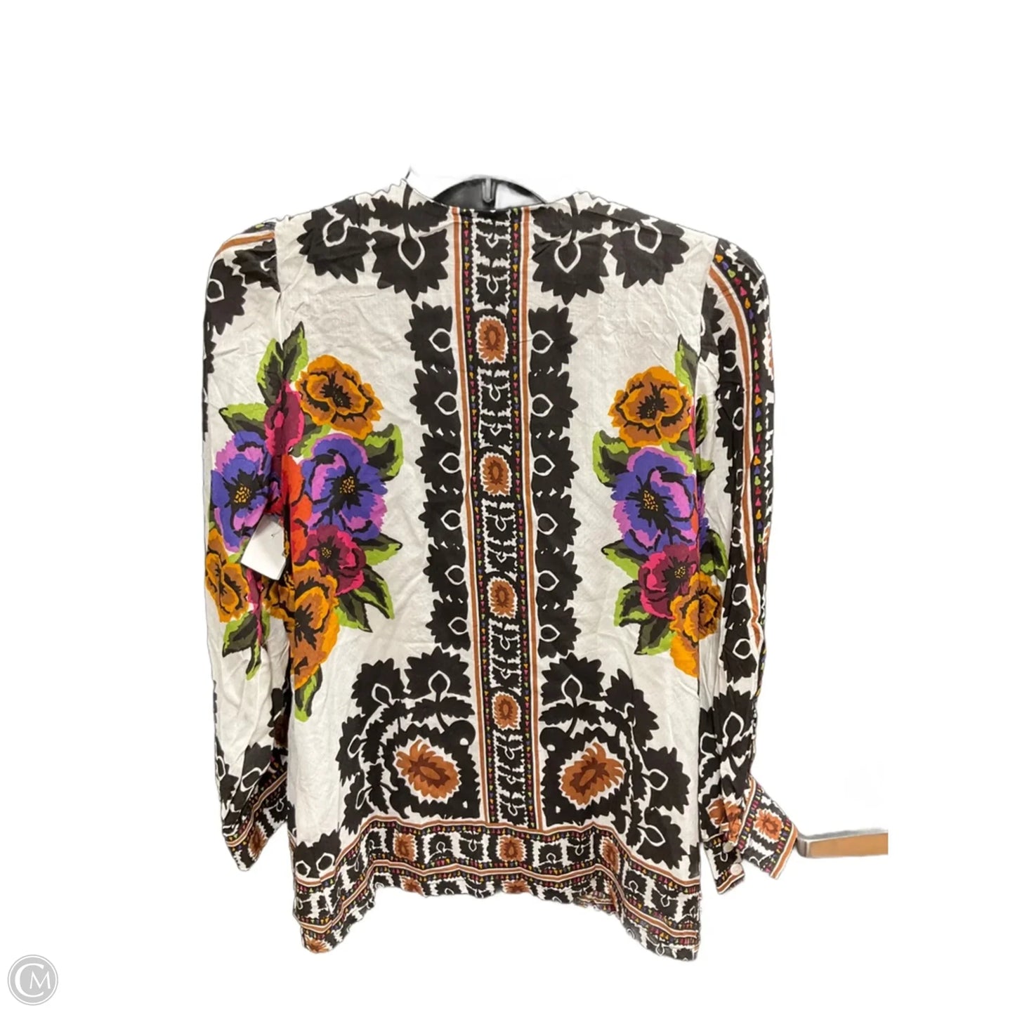 Top Long Sleeve By Rachel Zoe In Floral Print, Size: M