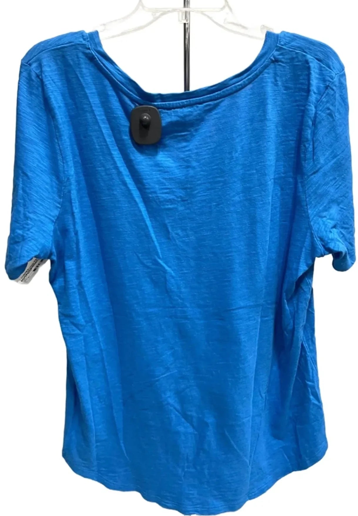 Top Short Sleeve Basic By White House Black Market In Blue, Size: Xl