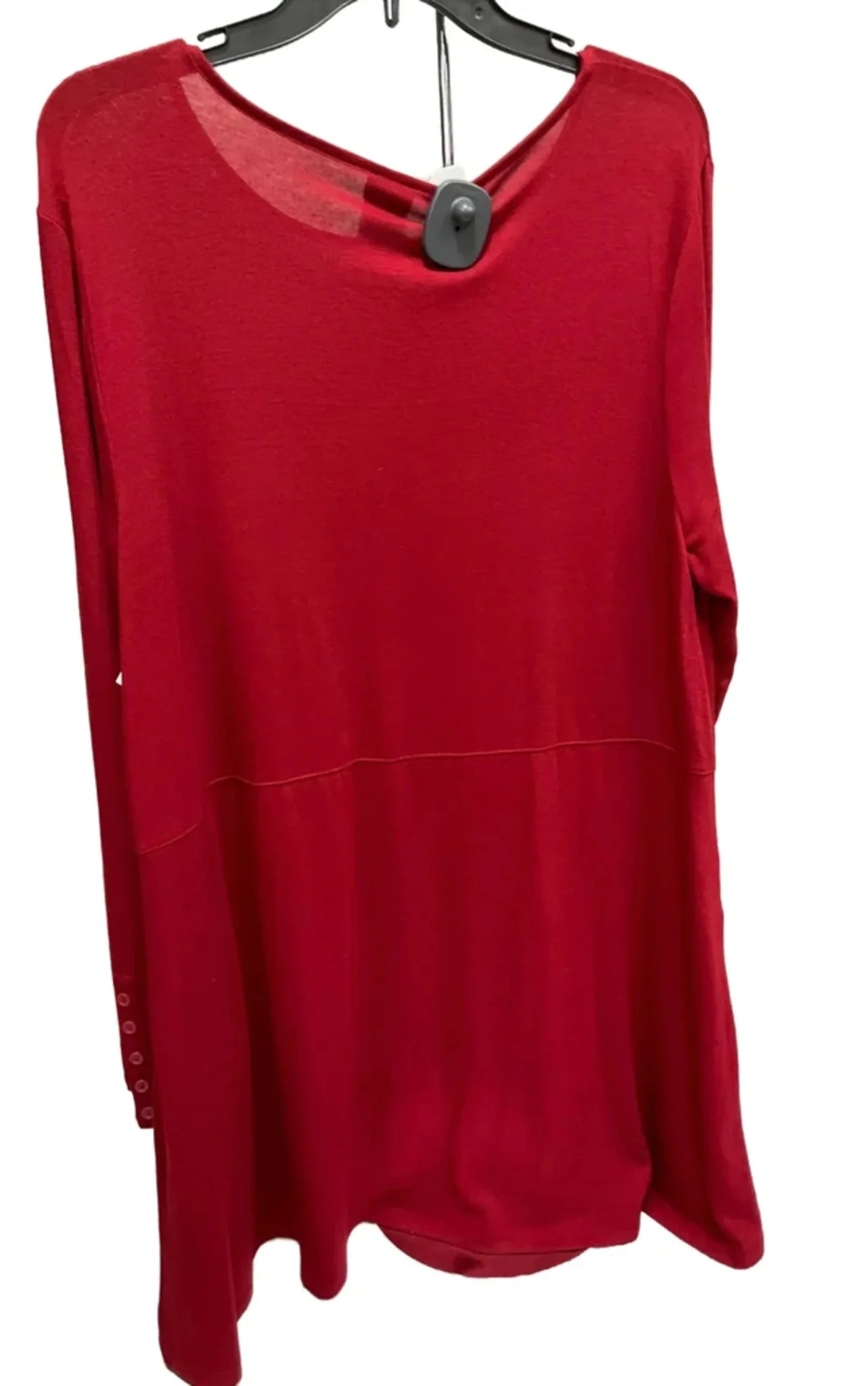 Top Long Sleeve By Chicos In Red, Size: L