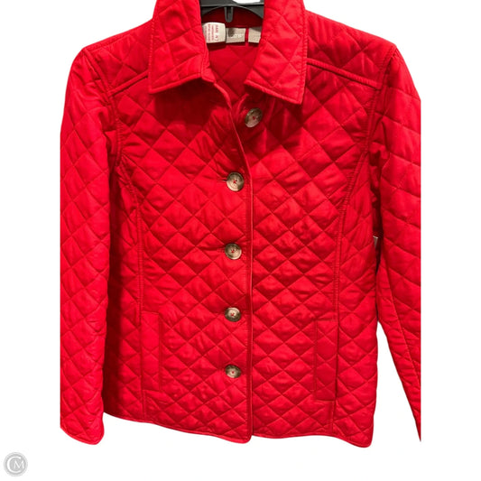 Jacket Other By Chicos In Red, Size: S