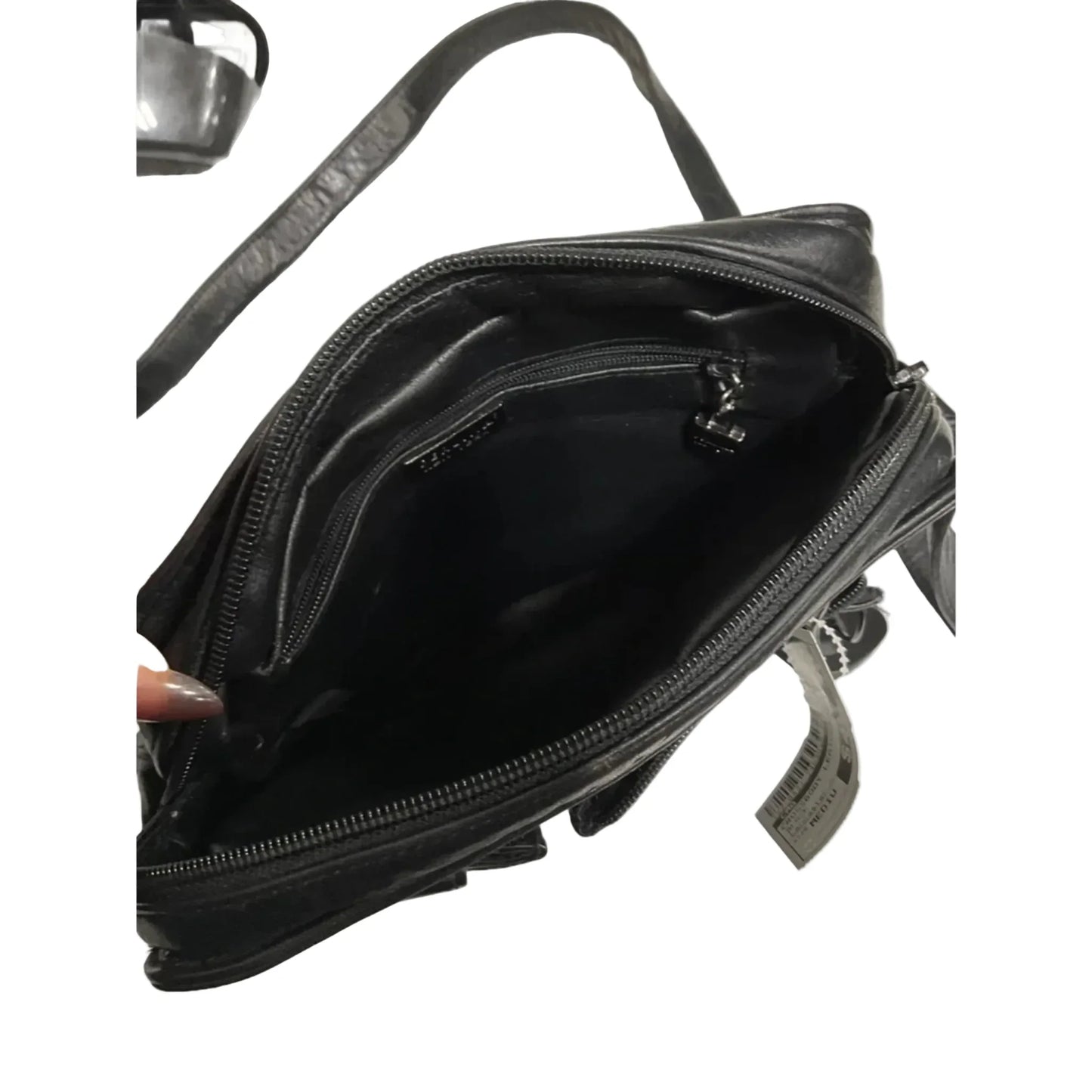 Crossbody Leather By Cma, Size: Medium