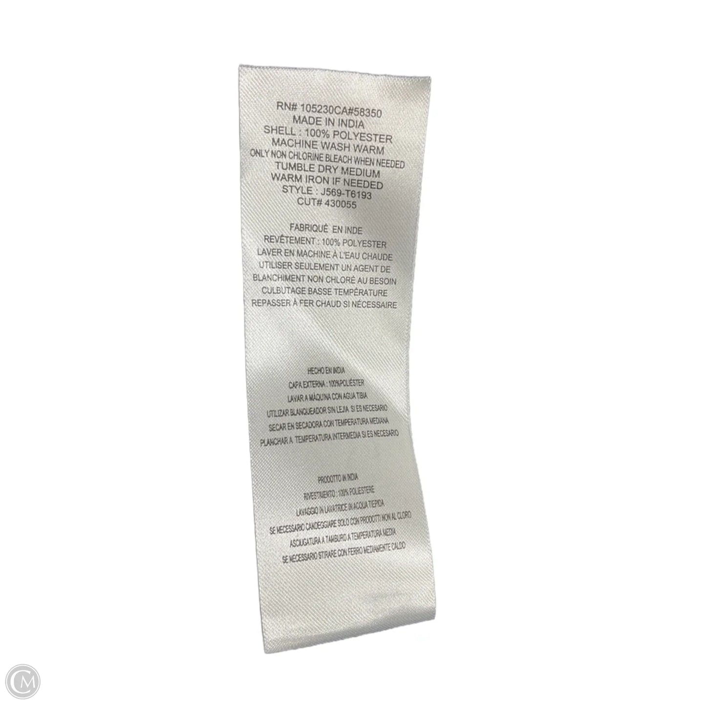 Top Long Sleeve By Parker In Blue & Brown, Size: S