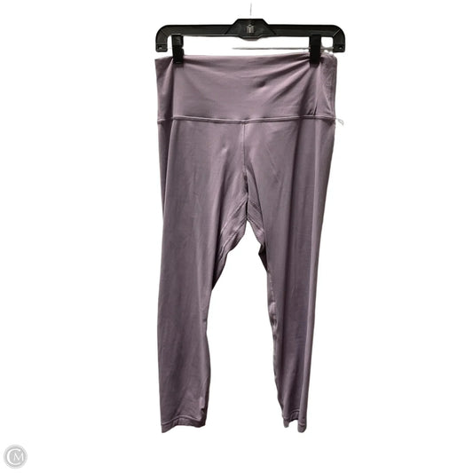Athletic Leggings By Lululemon In Purple, Size: 10