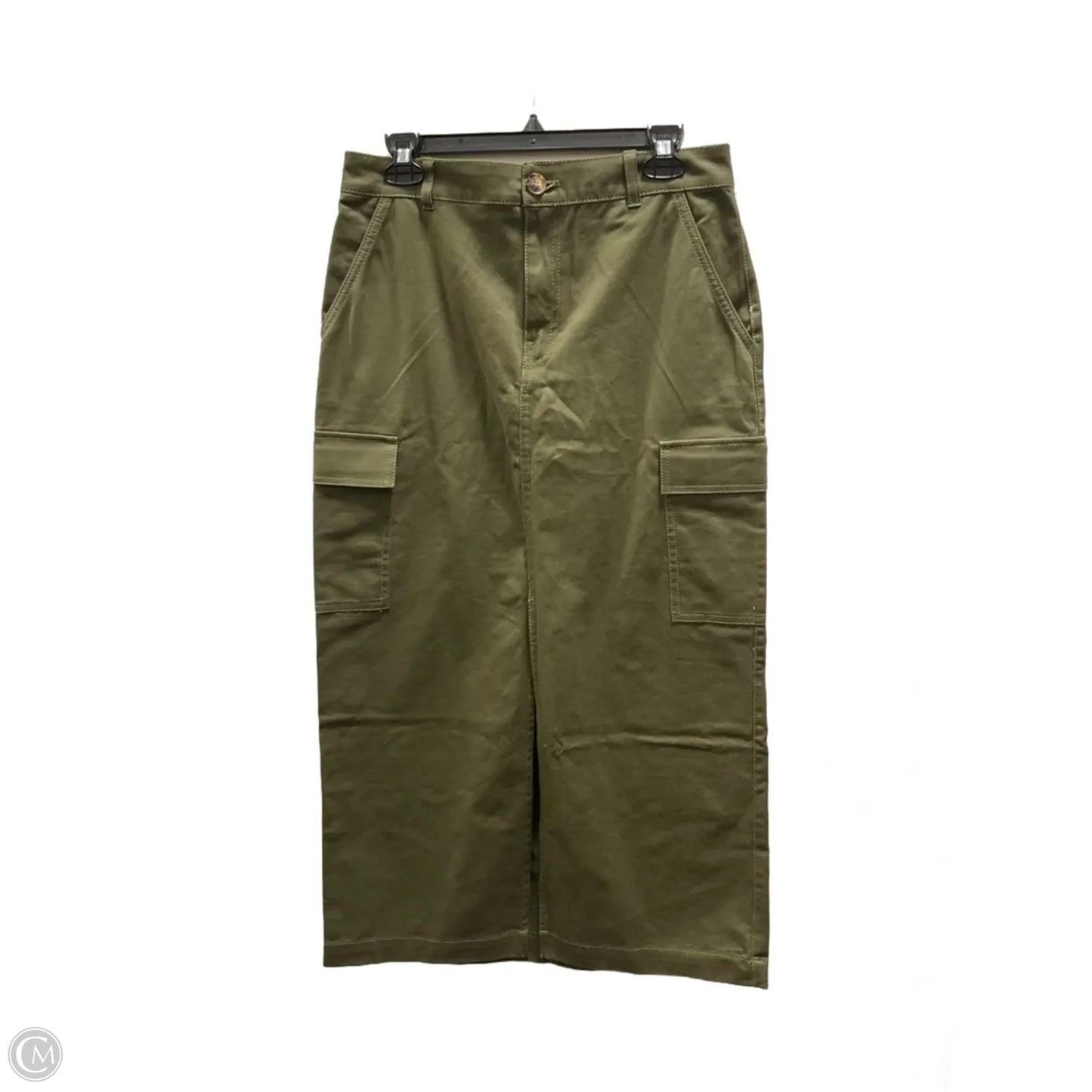 Skirt Midi By Loft In Green, Size: 8