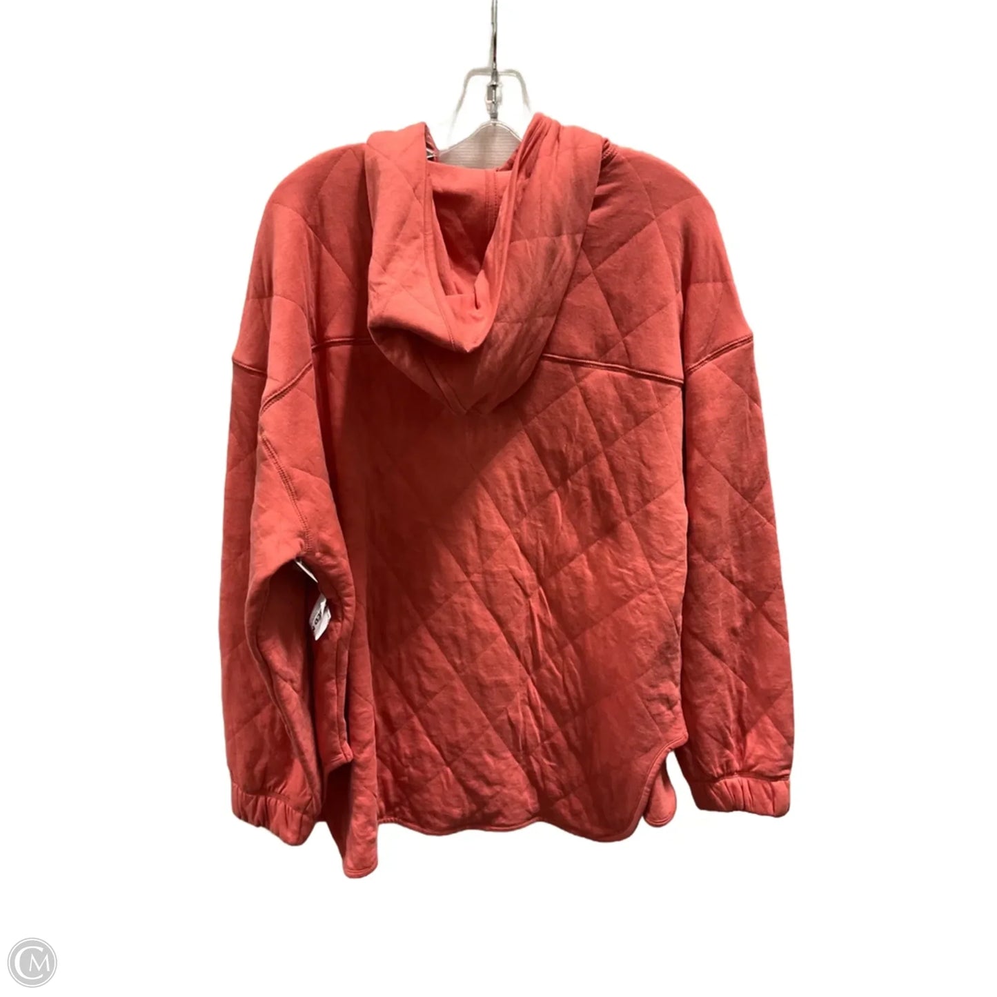 Athletic Top Long Sleeve Hoodie By Old Navy In Orange, Size: M