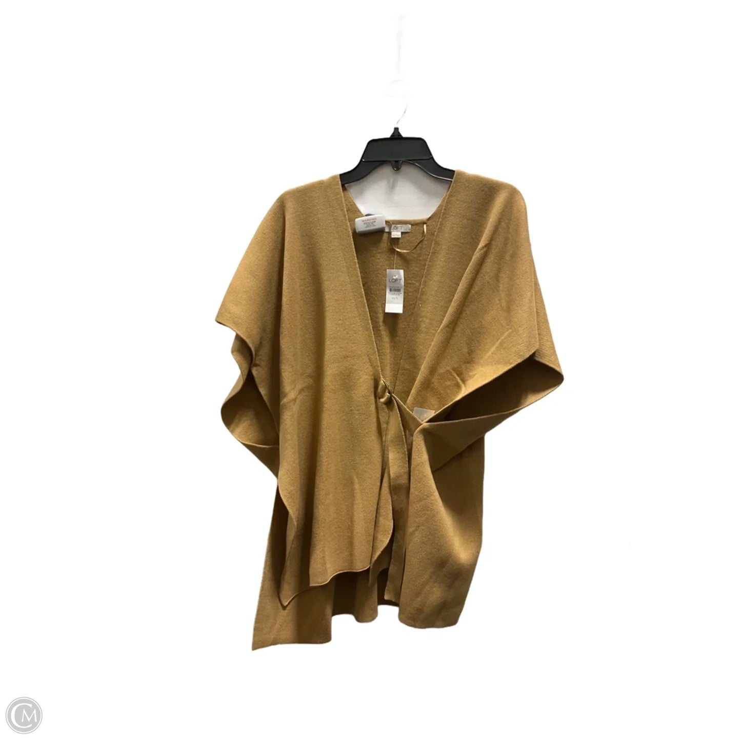 Poncho By Loft In Tan, Size: S