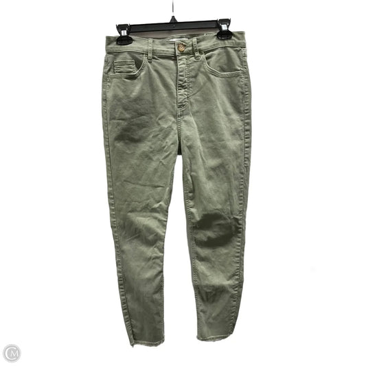 Pants Cropped By Loft In Green, Size: 6