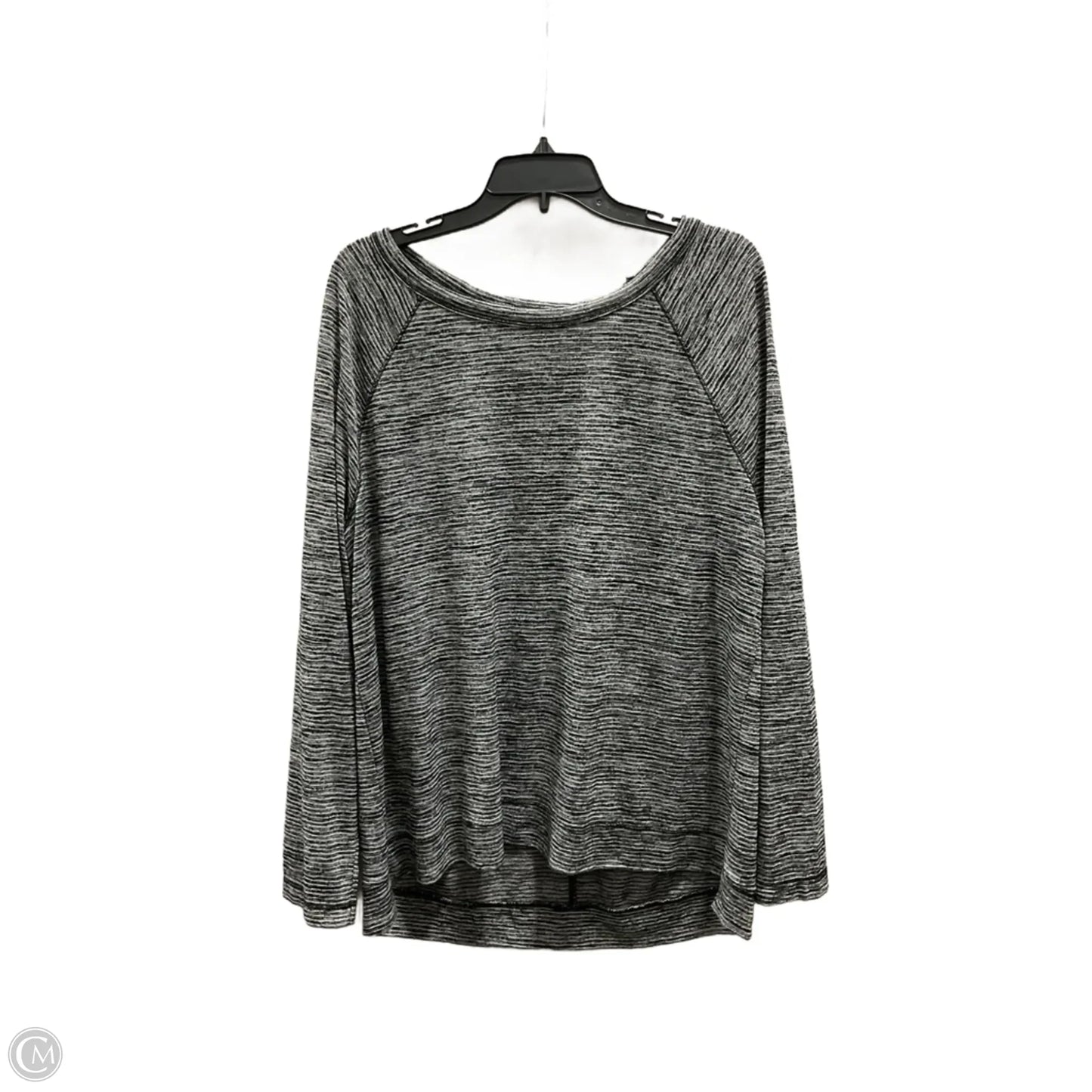 Top Long Sleeve By Loft In Striped Pattern, Size: Xl