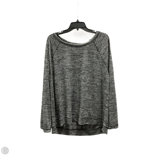 Top Long Sleeve By Loft In Striped Pattern, Size: Xl
