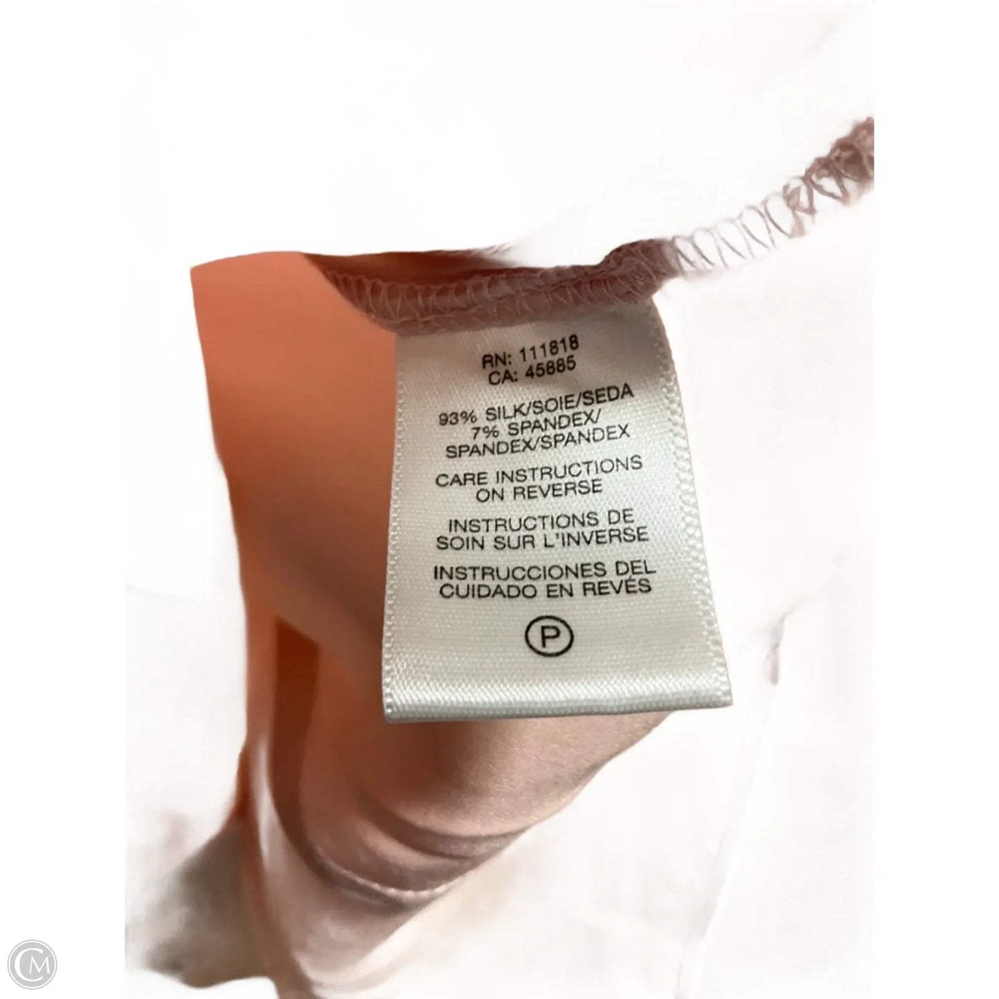 Blouse Long Sleeve By Michael By Michael Kors In Pink, Size: M