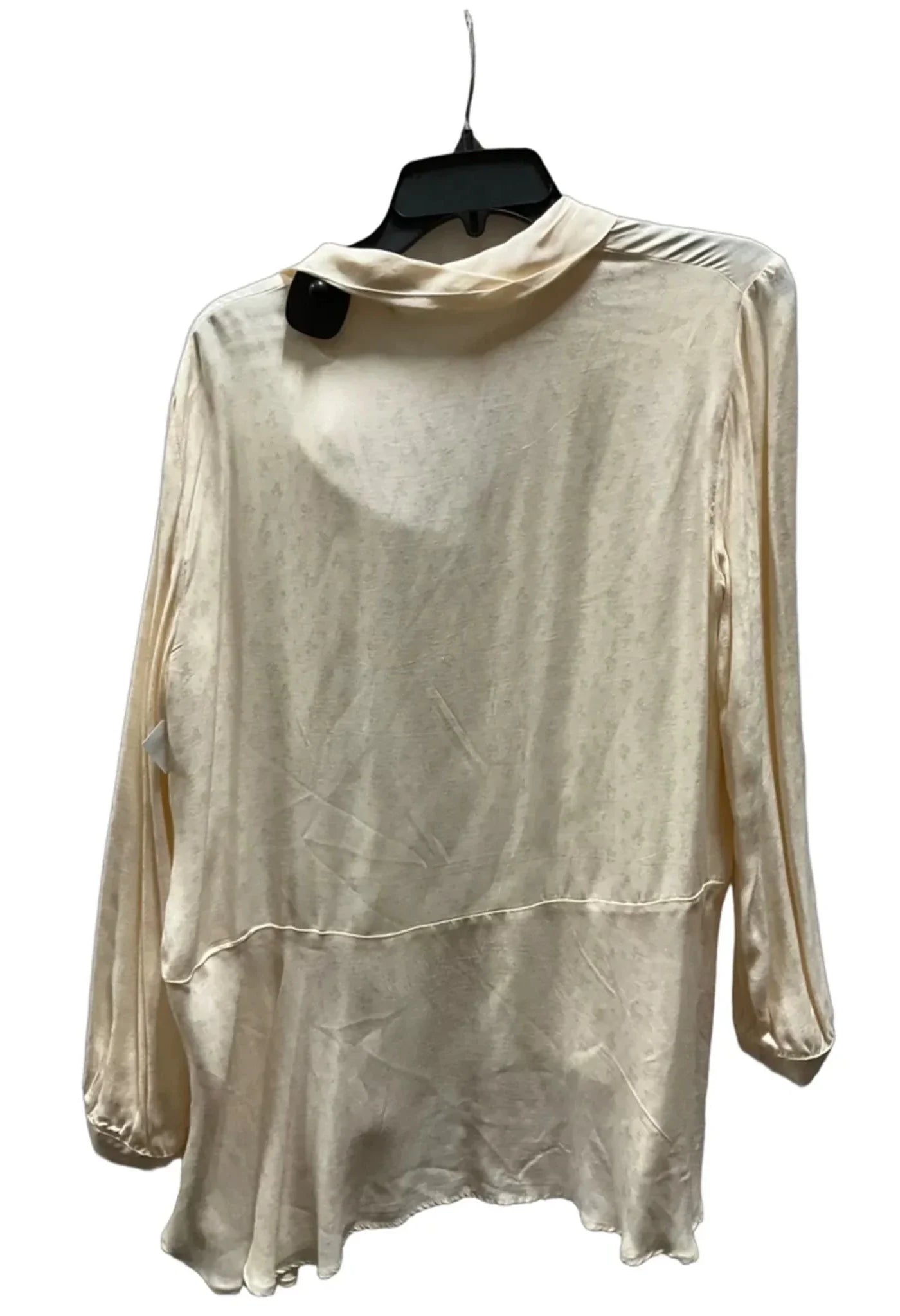 Top Long Sleeve By Zara In Cream, Size: M