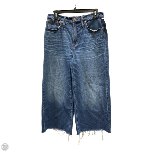 Capris By Madewell In Blue Denim, Size: 10