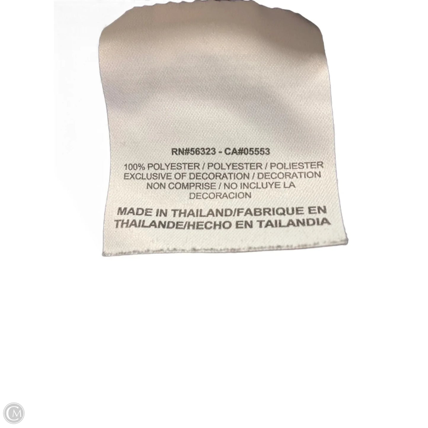 Athletic Top Long Sleeve Collar By Nike In Black & Grey, Size: L