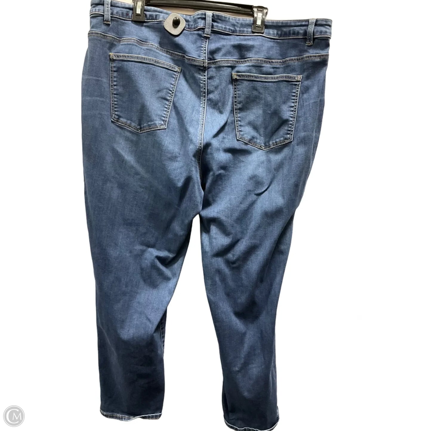 Jeans Skinny By Talbots In Blue Denim, Size: 22