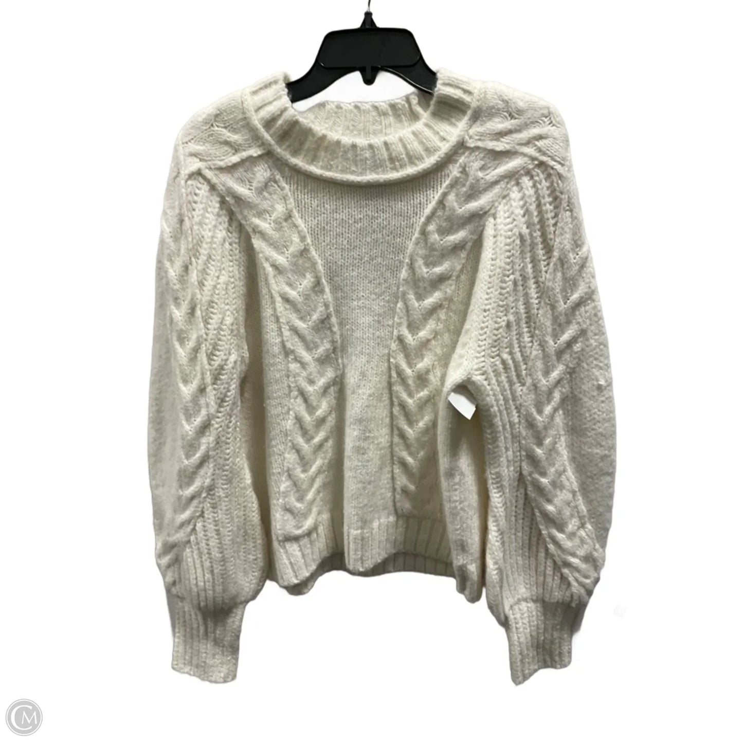 Sweater By Express In White, Size: M