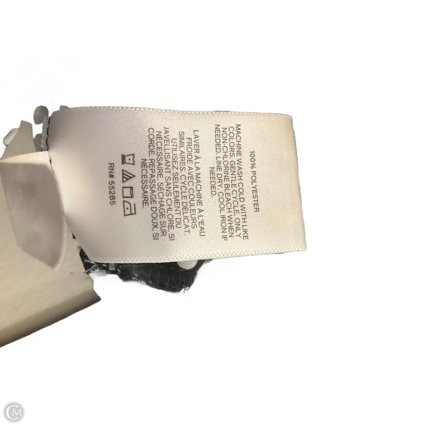 Blouse Long Sleeve By Express In Polkadot Pattern, Size: S