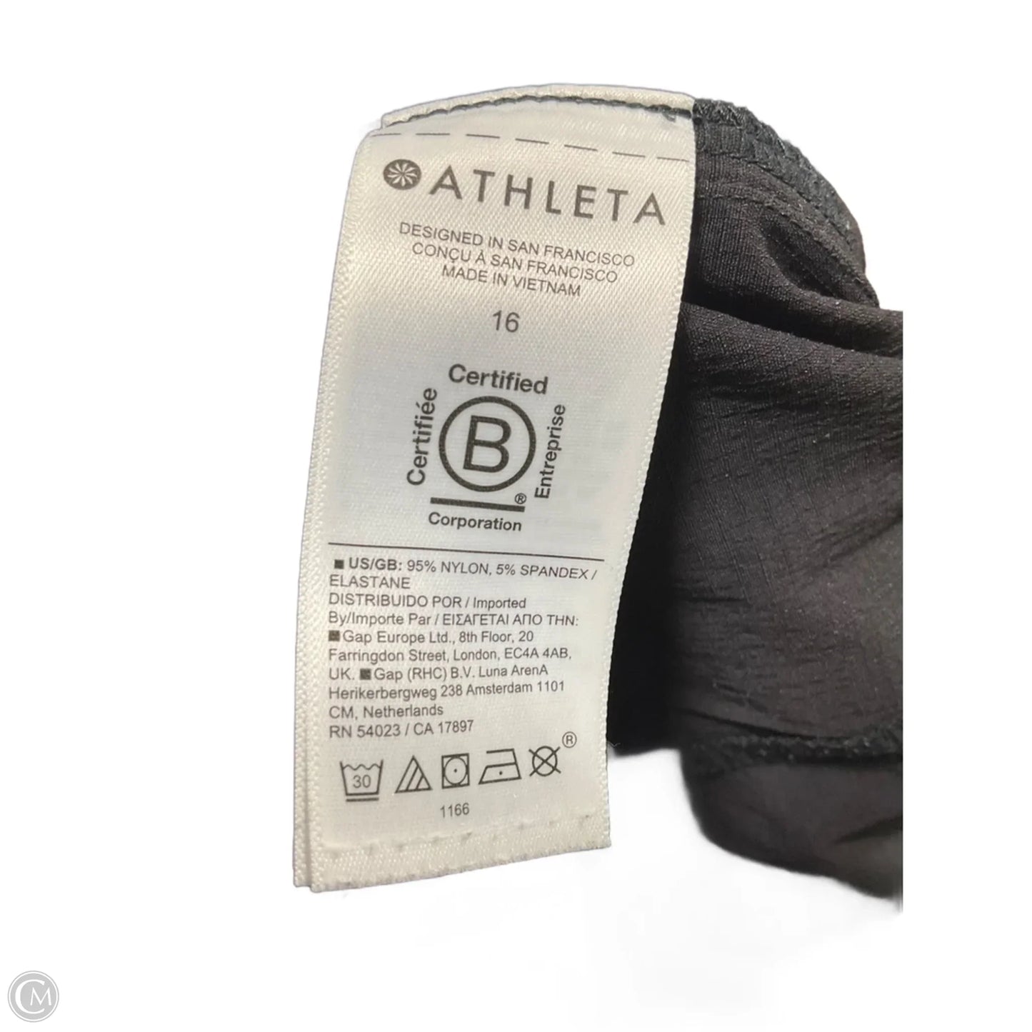 Athletic Pants By Athleta In Black, Size: 16