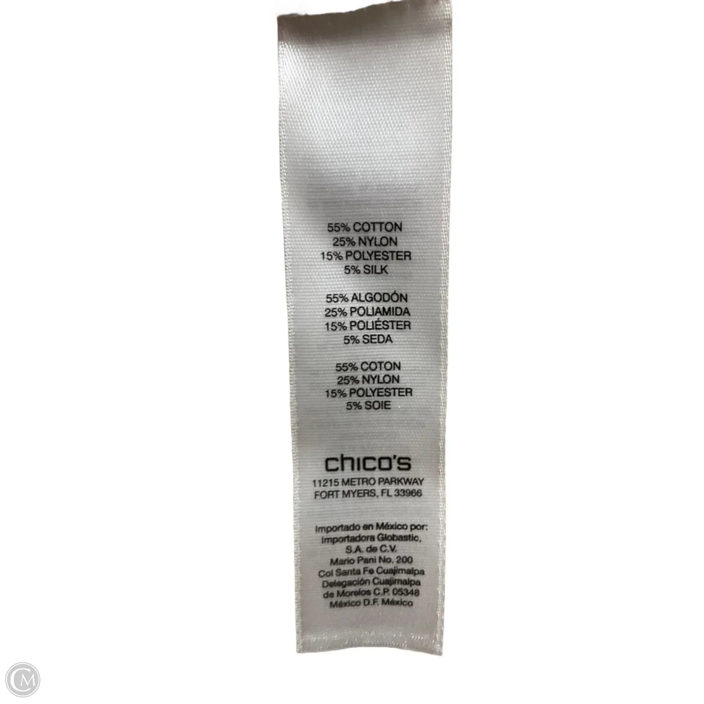 Sweater Short Sleeve By Chicos In Beige, Size: L