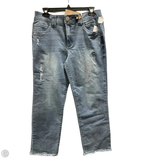 Jeans Cropped By Democracy In Blue Denim, Size: 10