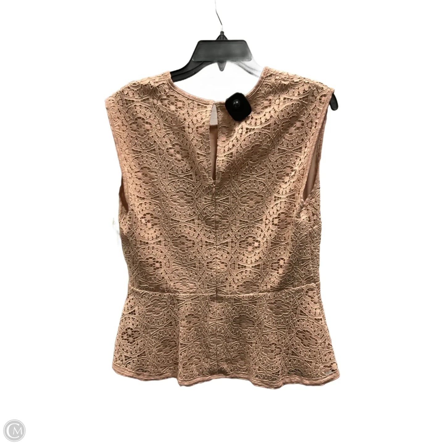 Top Sleeveless By Ann Taylor In Beige, Size: M