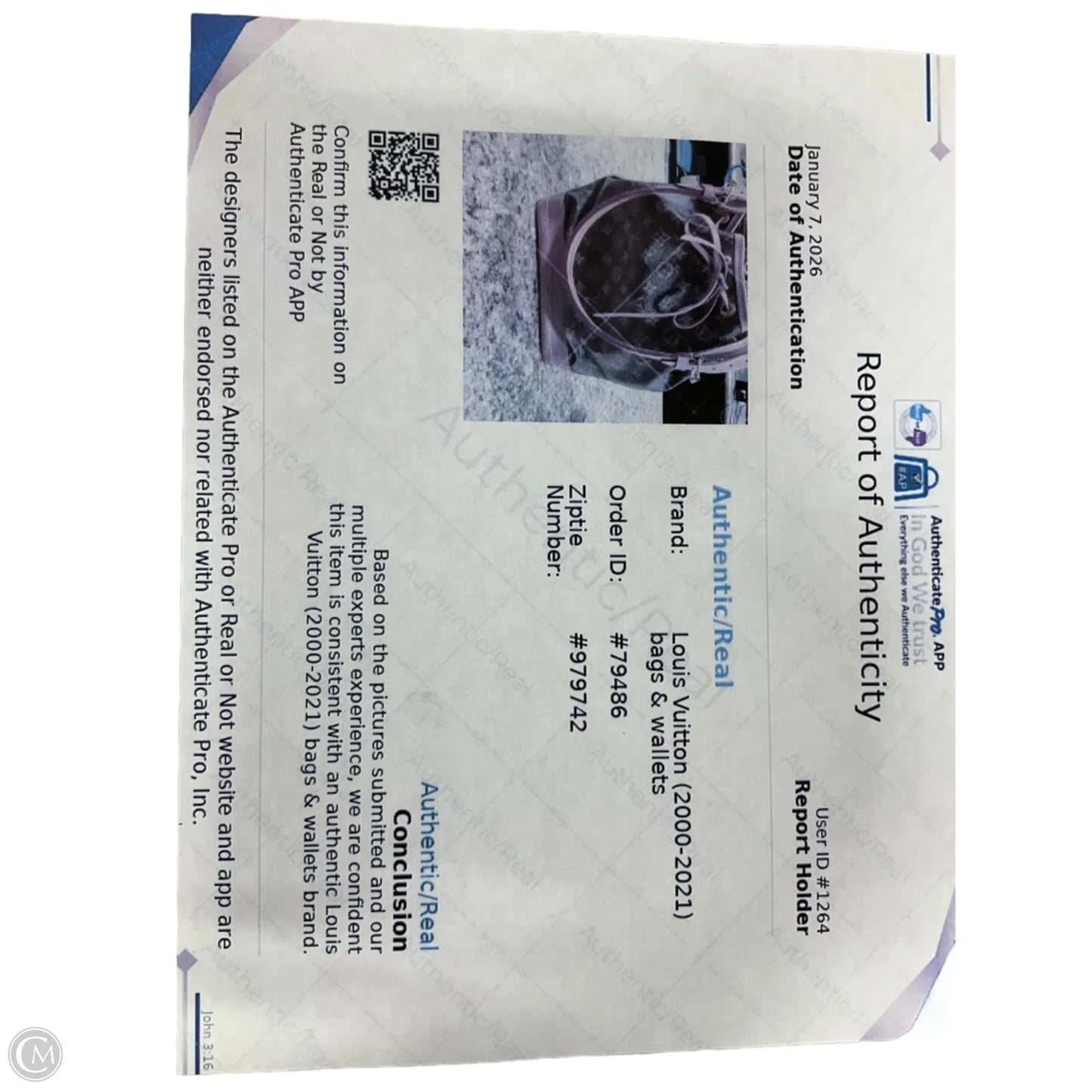 Handbag Luxury Designer By Louis Vuitton, Size: Large