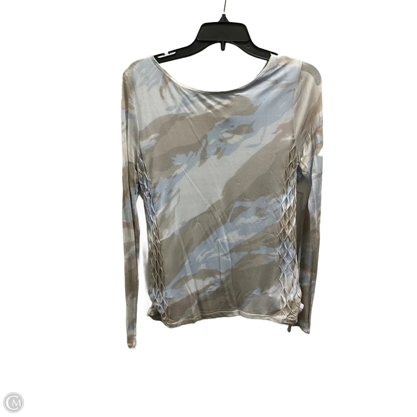 Top Long Sleeve By Kenneth Cole In Camouflage Print, Size: L
