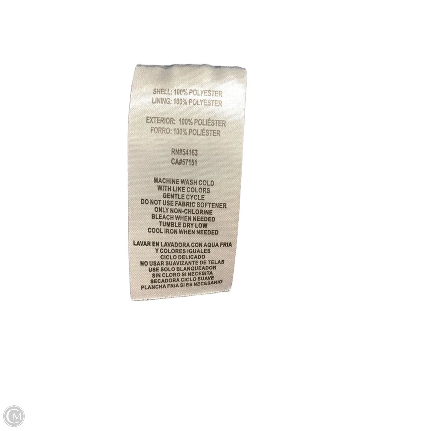 Coat Raincoat By Tommy Hilfiger In Red, Size: Xxl