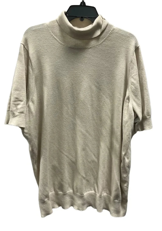 Top Short Sleeve By Torrid In Beige, Size: 3x