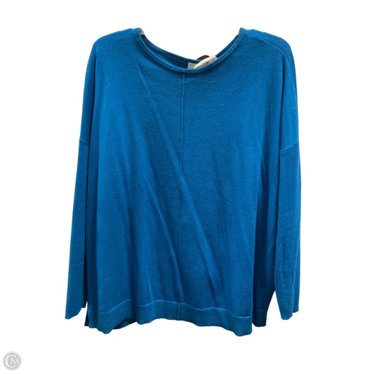 Top Long Sleeve By Chicos In Blue, Size: L