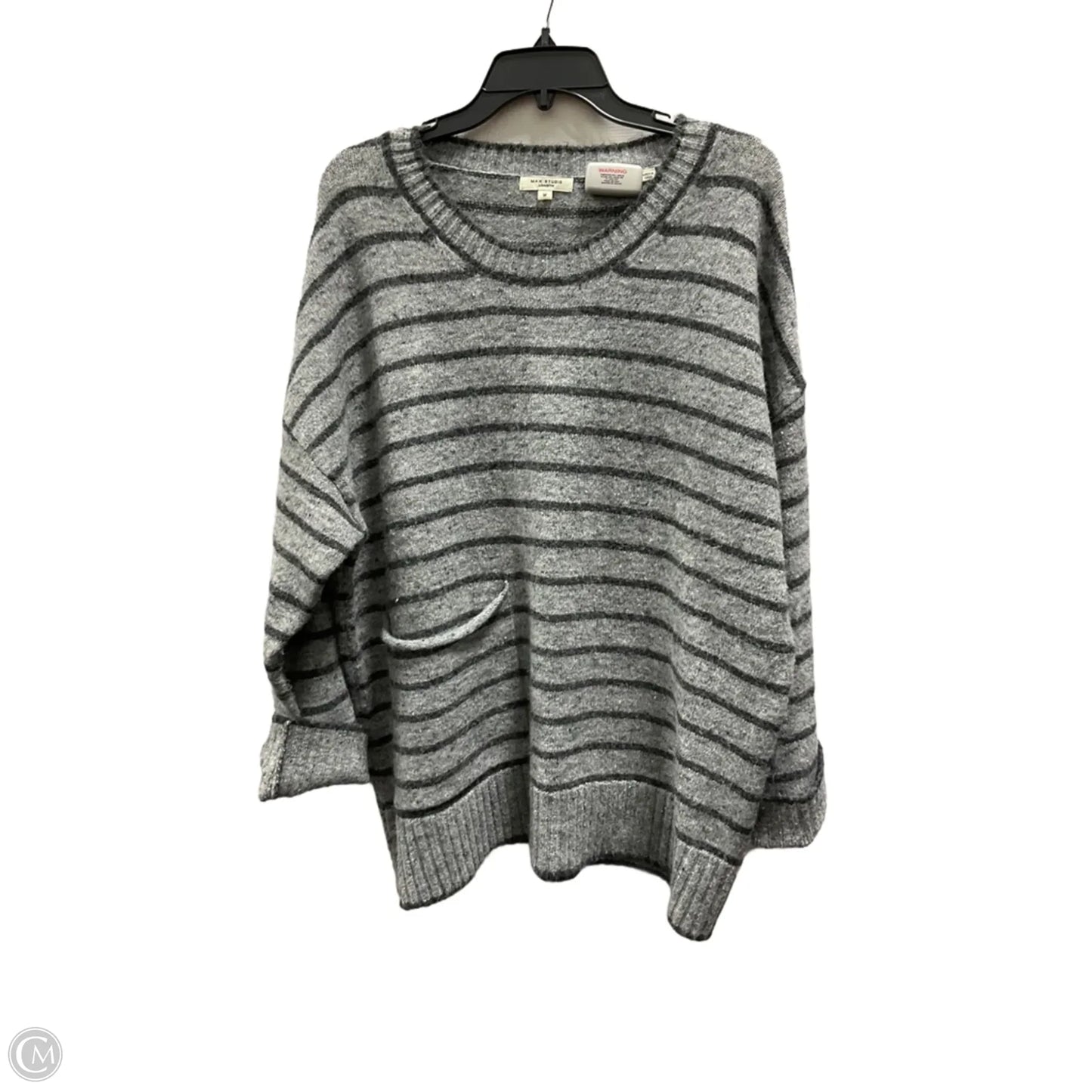 Sweater By Max Studio In Grey, Size: M