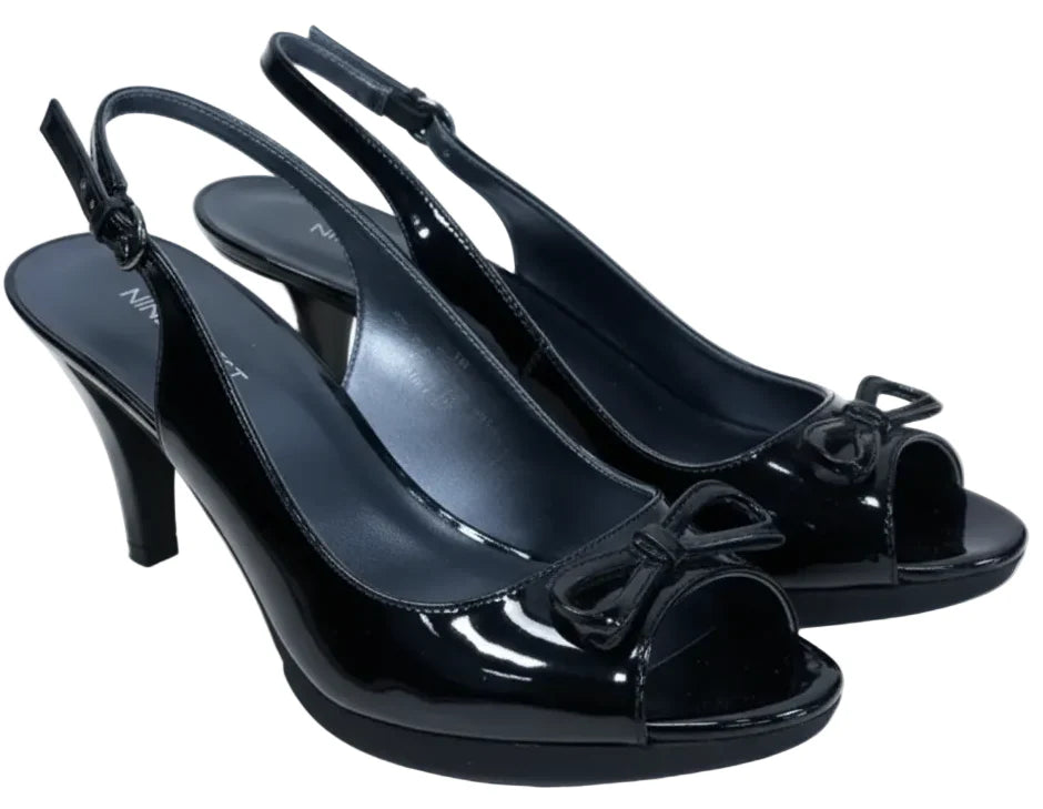 Shoes Heels Stiletto By Nine West In Black, Size: 9