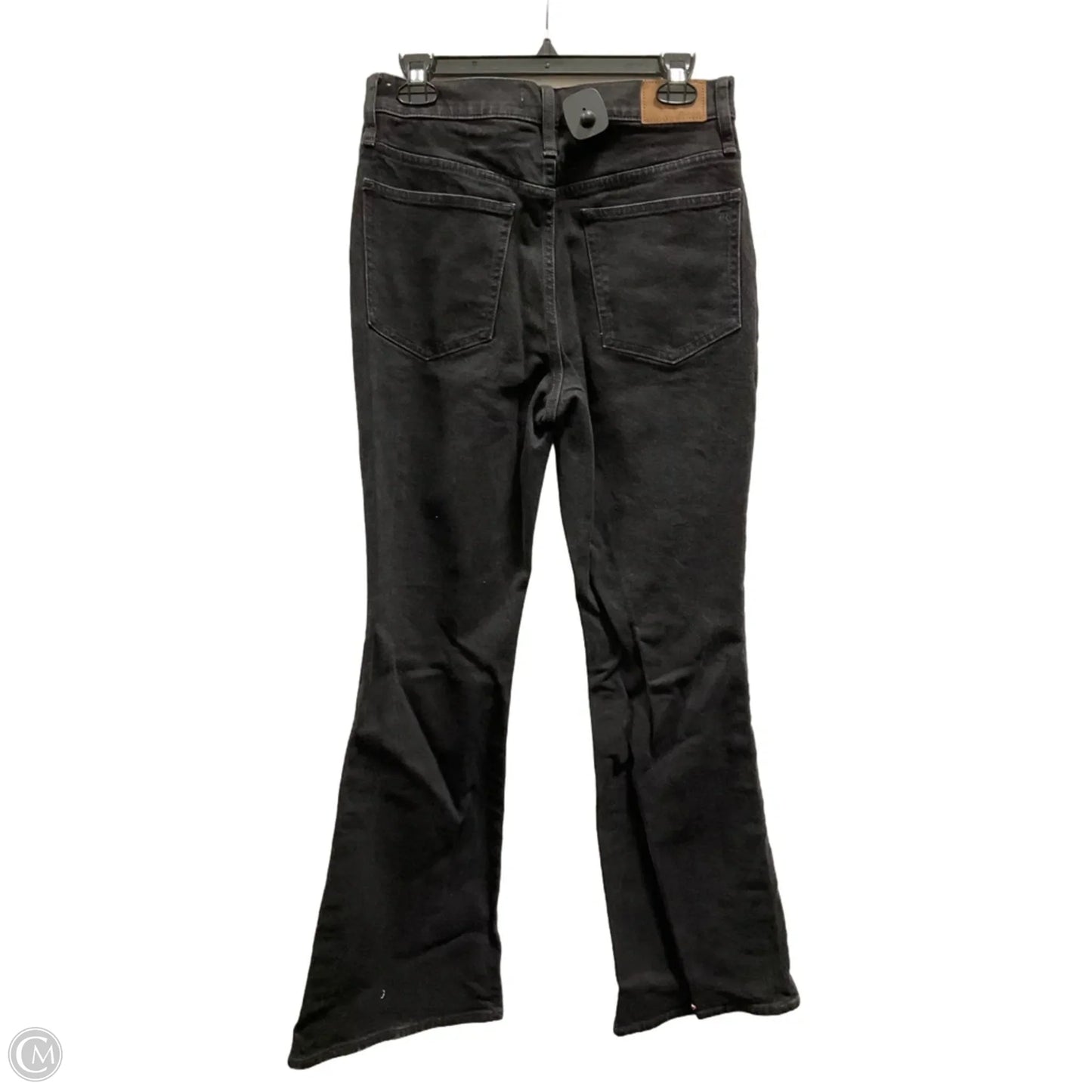 Jeans Flared By Madewell In Black Denim, Size: 4