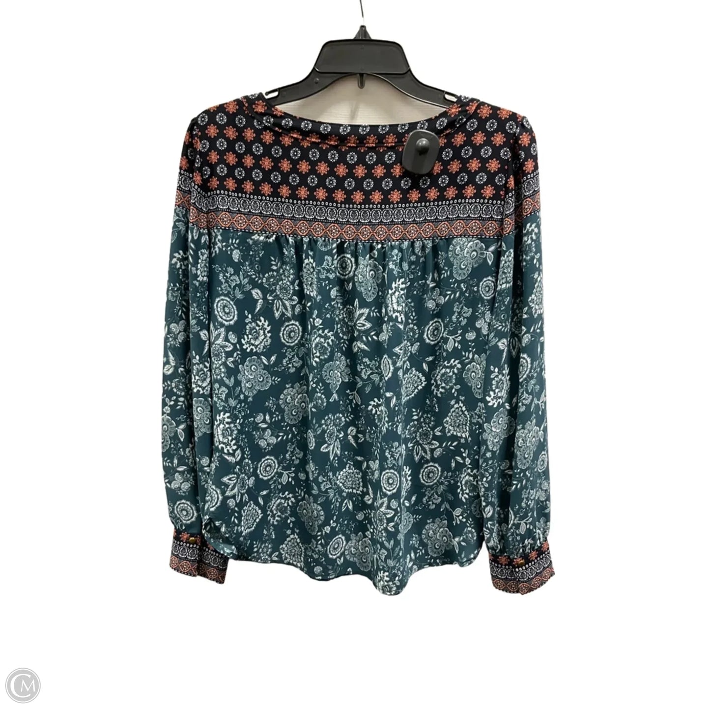 Top Long Sleeve By Loft In Floral Print, Size: S