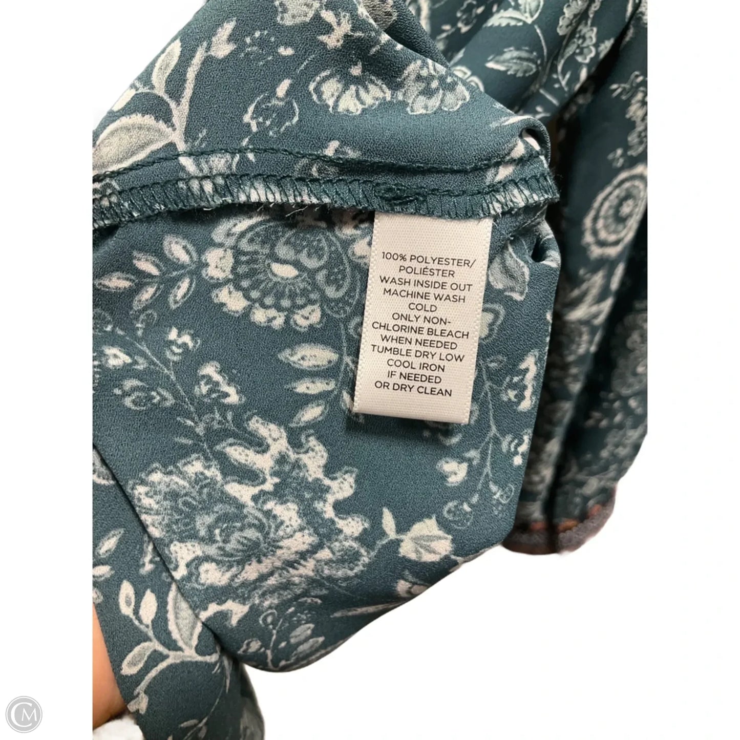 Top Long Sleeve By Loft In Floral Print, Size: S