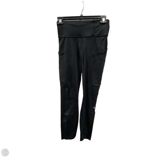 Athletic Leggings By Lululemon In Black, Size: 4