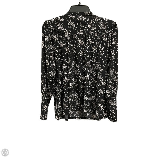 Top Long Sleeve Basic By Anne Klein In Black, Size: S