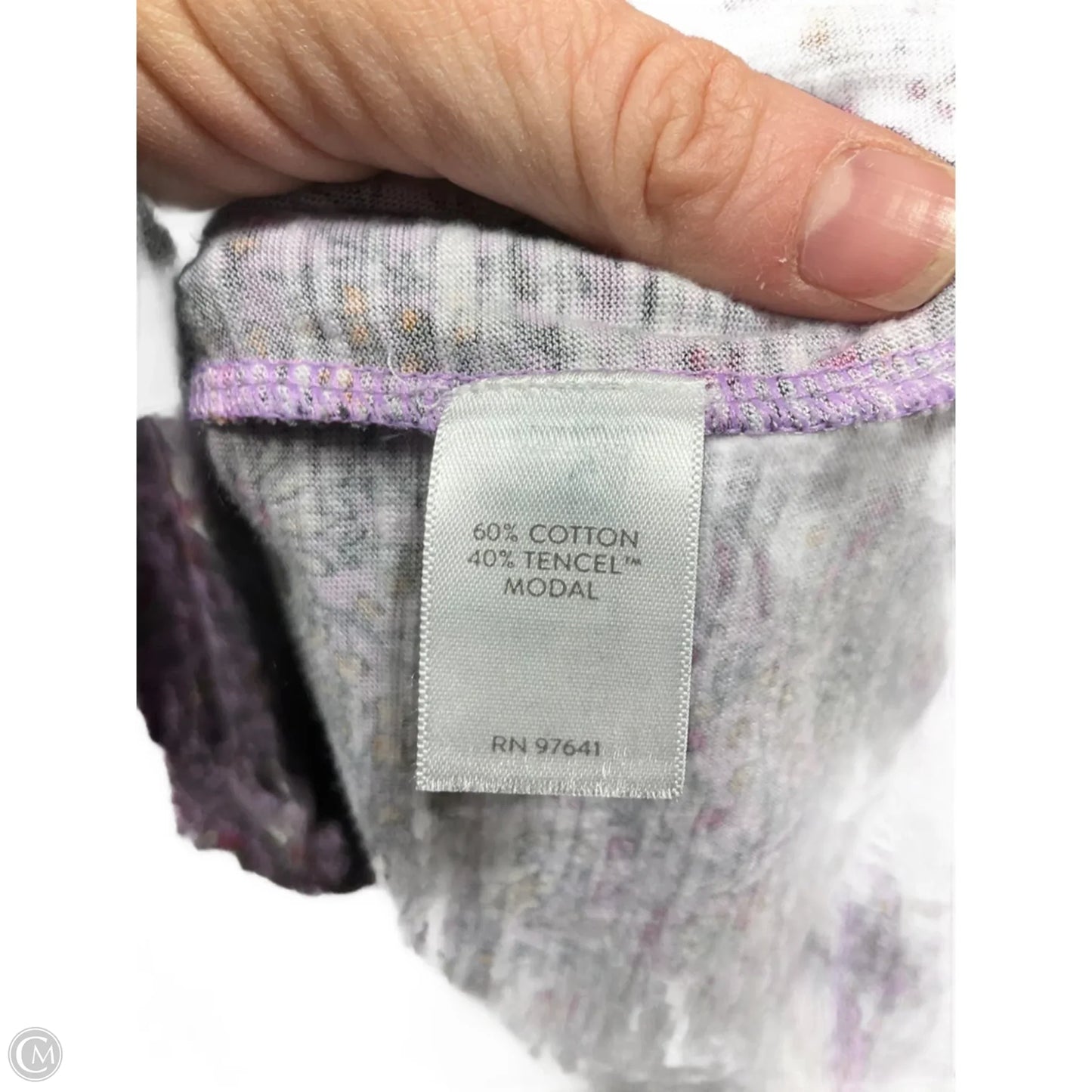 Top Long Sleeve Basic By J. Jill In Purple, Size: Mp